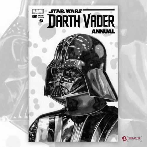 Darth Vader Sketch Cover by Duke