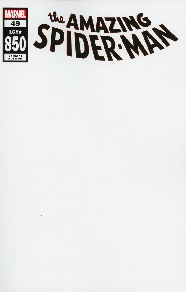 The Amazing Spider-Man #49 blank