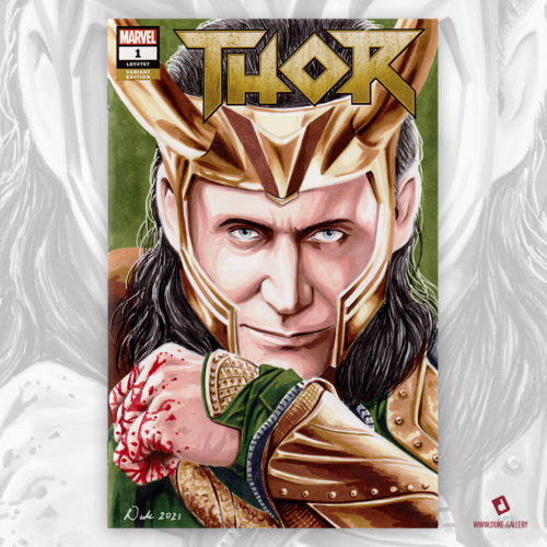 Loki Sketch Cover by Duke