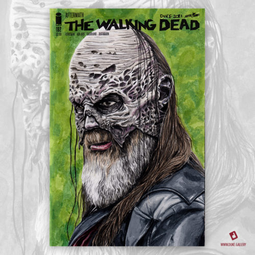 Beta The Walking Dead Sketch Cover by Duke