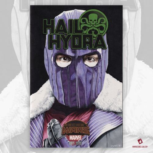 Baron Zemo Sketch Cover by Duke