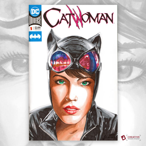 Catwoman Sketch Cover by Duke