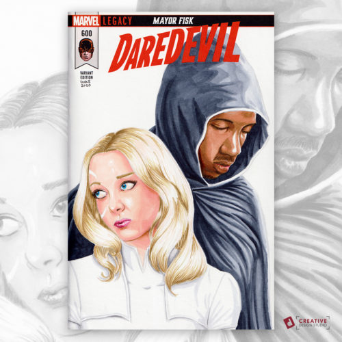 Cloak and Dagger Sketch Cover by Duke