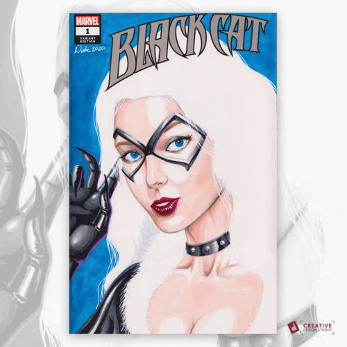 Black Cat Sketch Cover by Duke