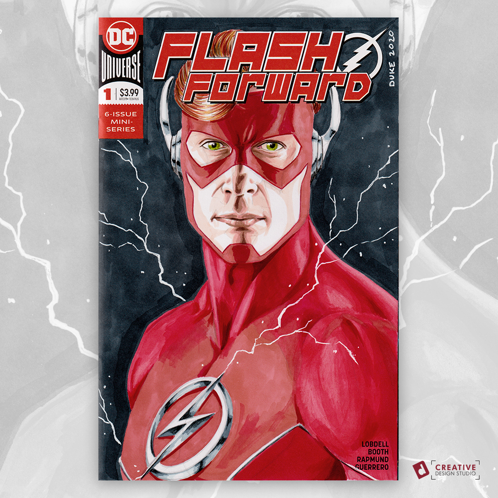 The Flash Sketch Cover by Duke