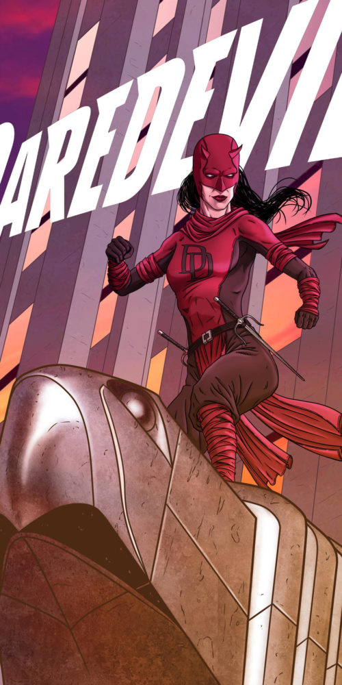 Daredevil Elektra by Duke