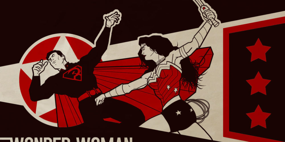 Wonder Woman vs. The Red Son by Duke