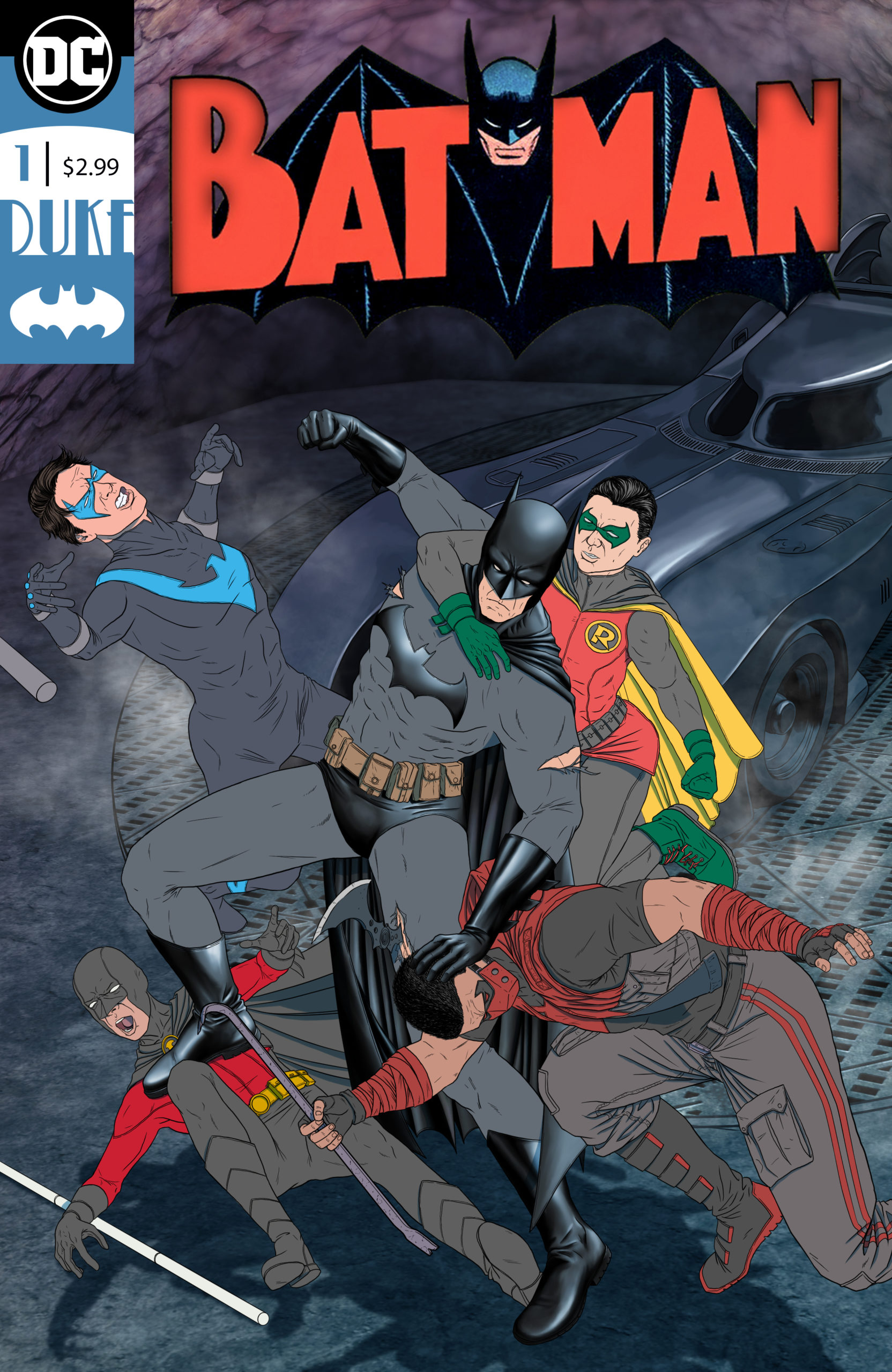 Batman vs. Robins by Duke