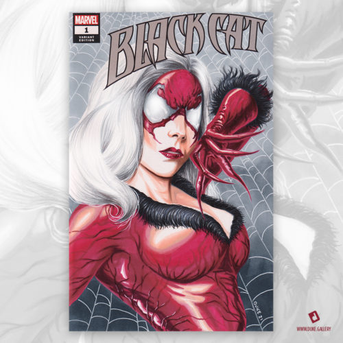 Black Cat Carnage Sketch Cover by Duke