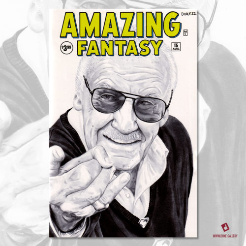 Stan Lee Sketch Cover by Duke