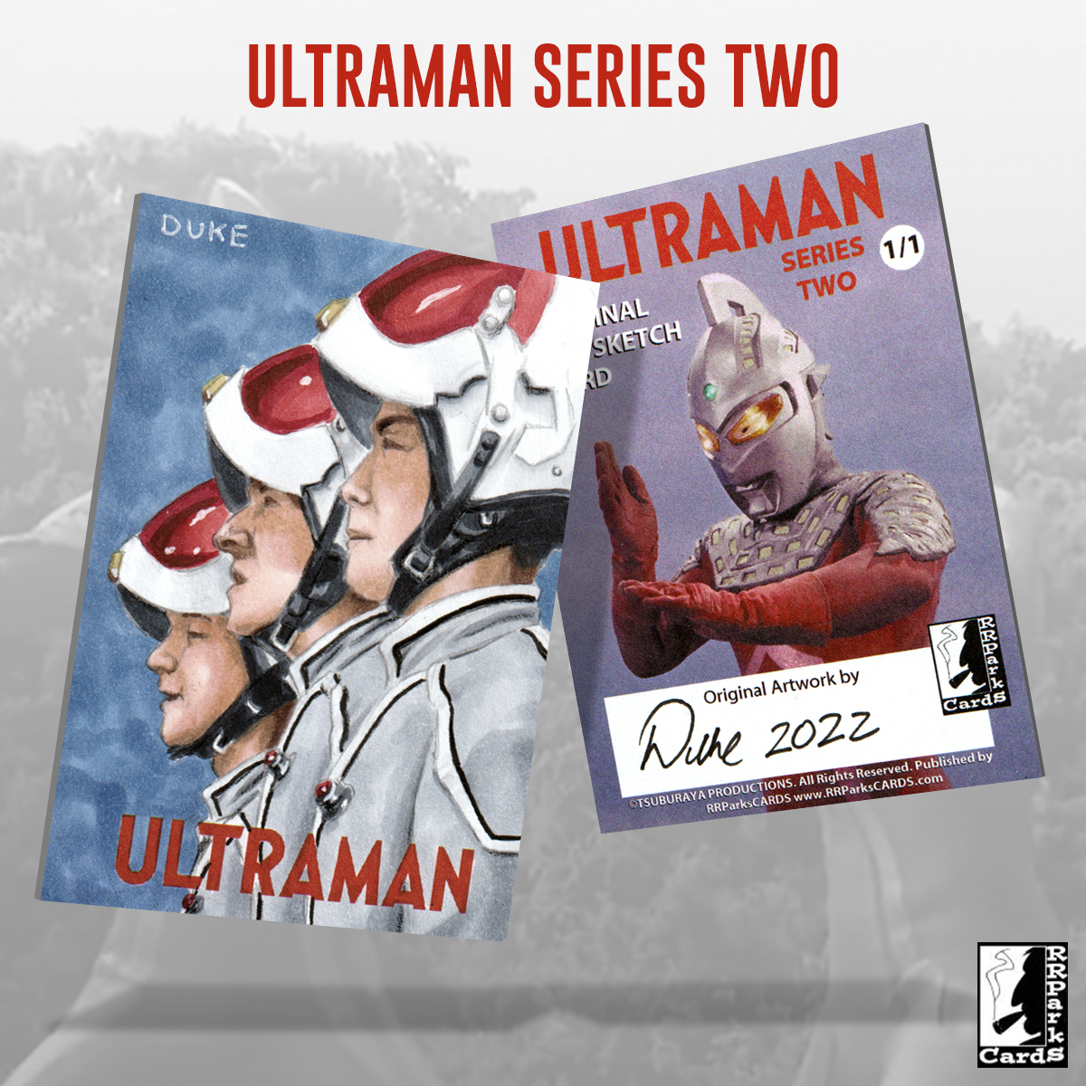 Ultraman Series 2 Sketch Card by Duke