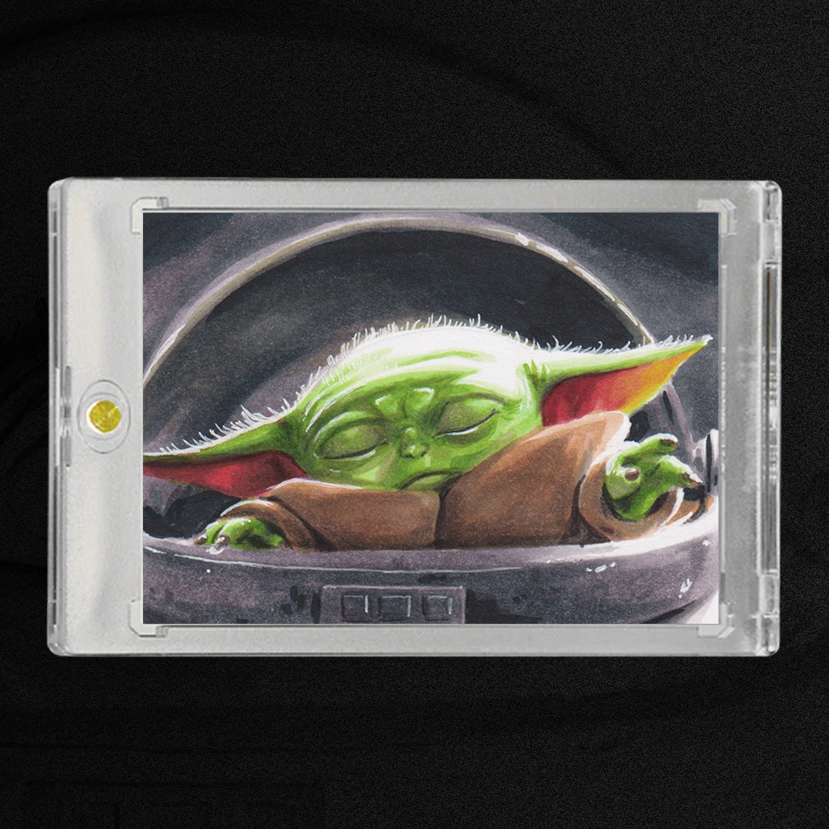 Grogu Sketch Card by Duke