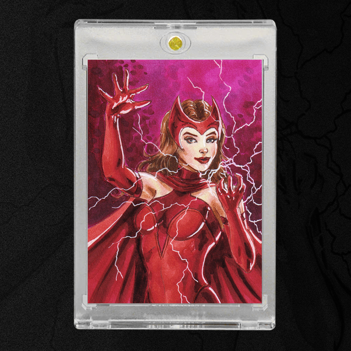 Scarlet Witch Sketch Card by Duke