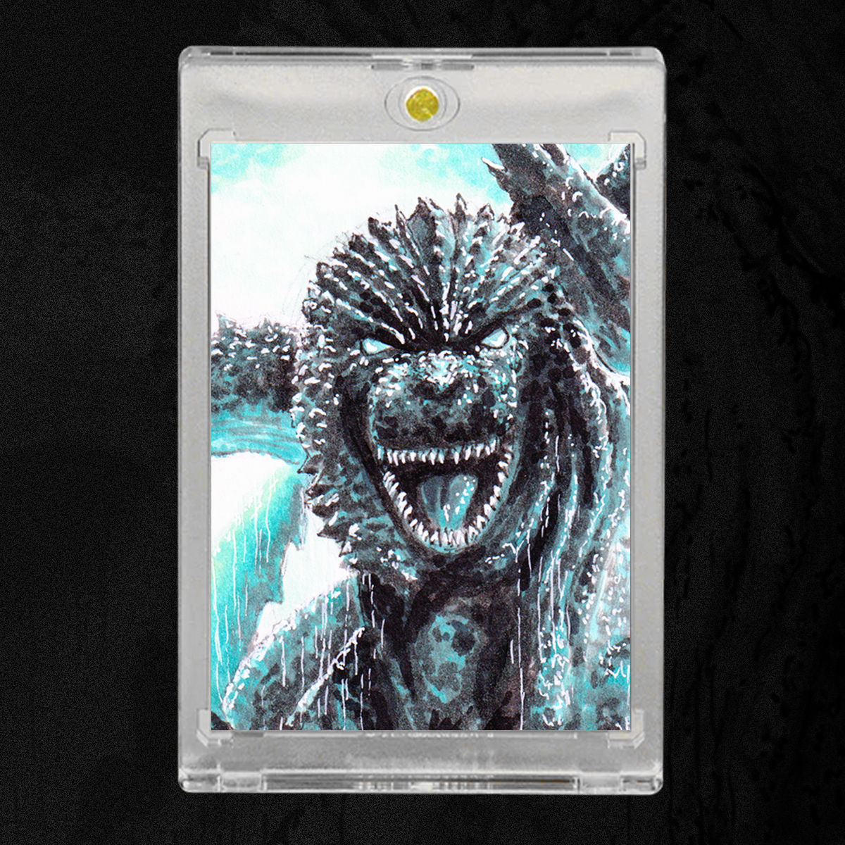 Godzilla Sketch Card by Duke