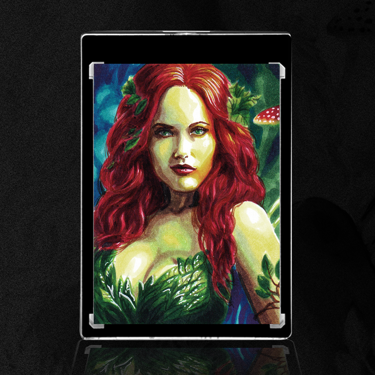 Poison Ivy Sketch Card by Duke