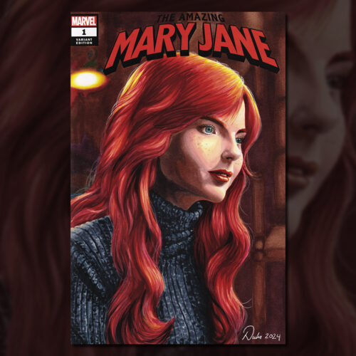 Mary Jane Watson Sketch Cover by Duke