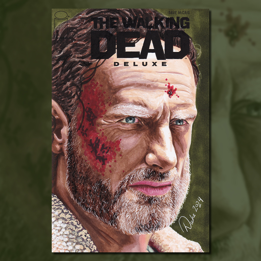 The Walking Dead Rick Grimes Sketch Cover by Duke