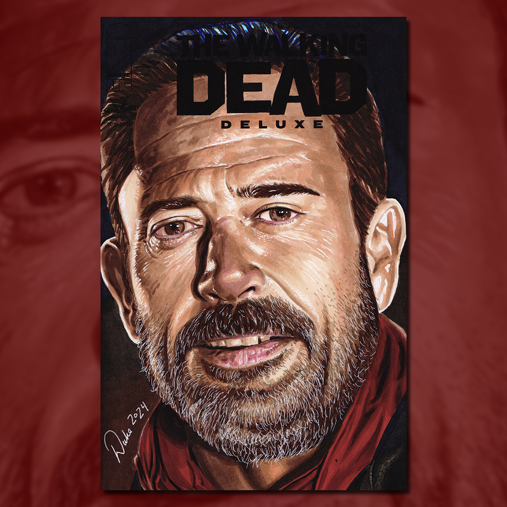 The Walking Dead Negan Sketch Cover by Duke