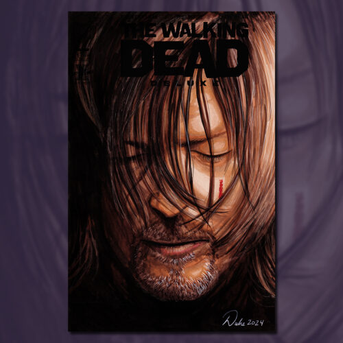 Daryl Dixon The Walking Dead Sketch Cover by Duke