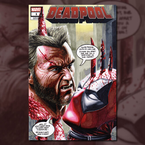 Wolverine vs. Deadpool Sketch Cover