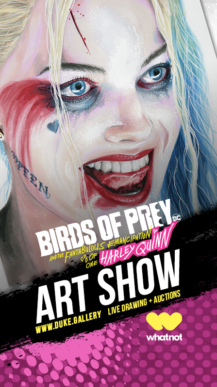 Birds of Prey Art themed show