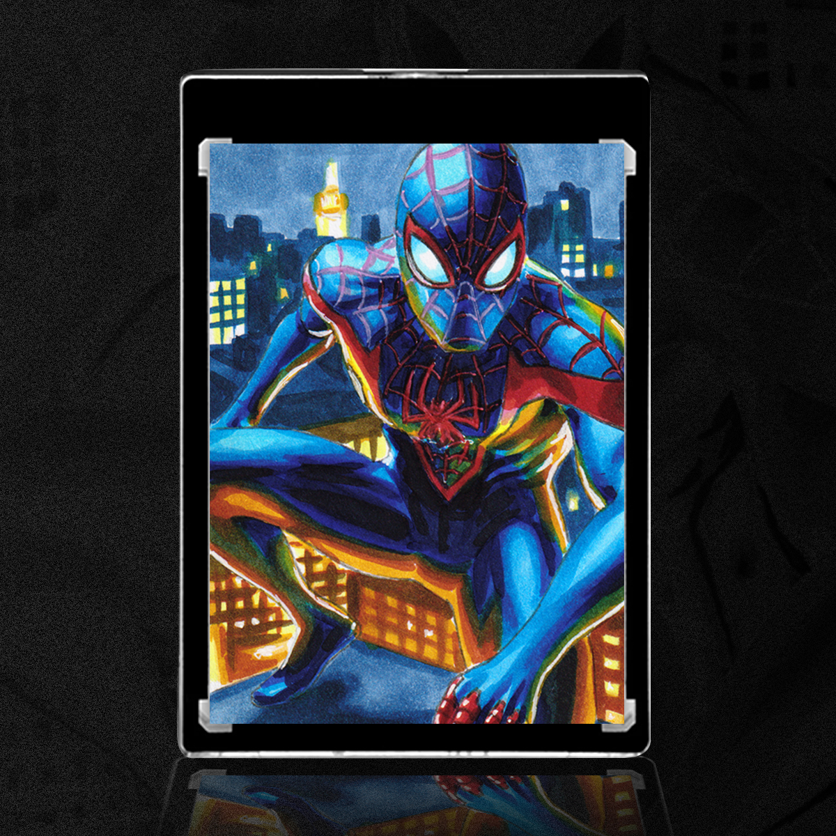 Miles Morales: Spider-Man Sketch Card by Duke