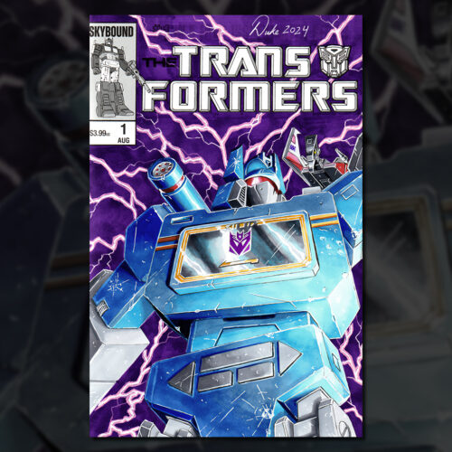 Transformers Soundwave Sketch Cover by Duke