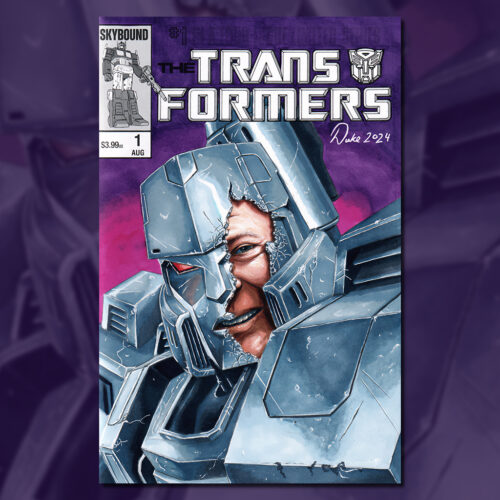 Megatron Sketch Cover by Duke