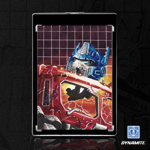 Optimus Prime Autobots Transformers Sketch Card by Duke