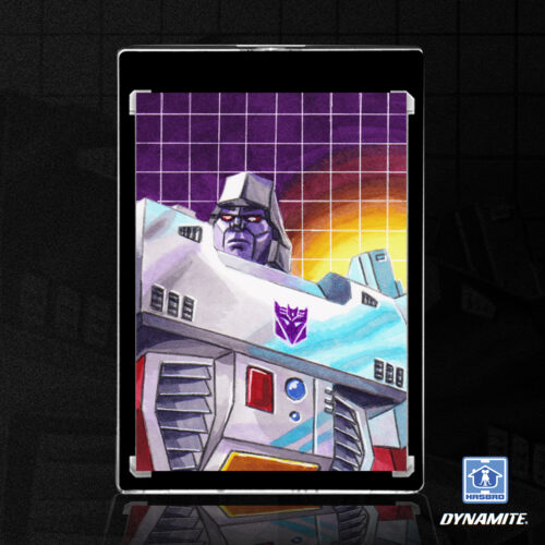 Megatron Decepticons Transformers Sketch Card by Duke