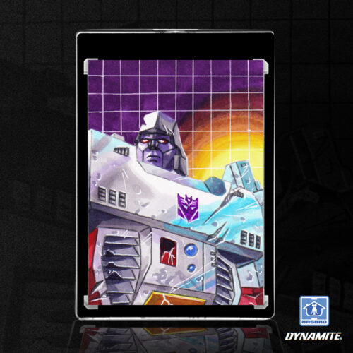 Megatron Decepticons Transformers Sketch Card by Duke