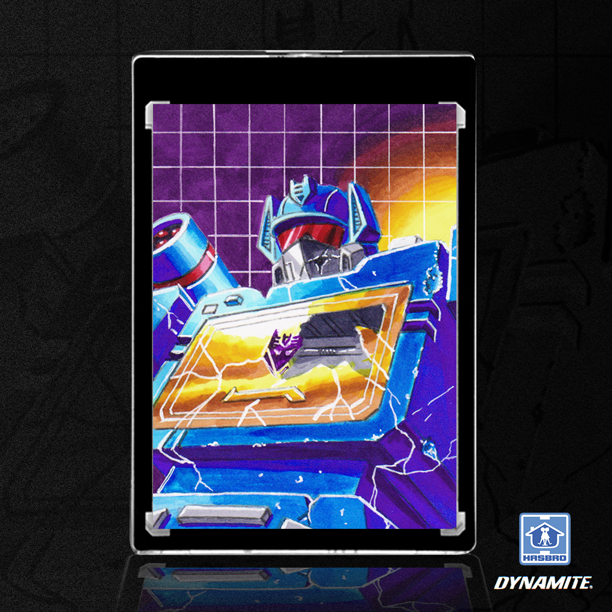 Soundwave Decepticons Transformers Sketch Card by Duke