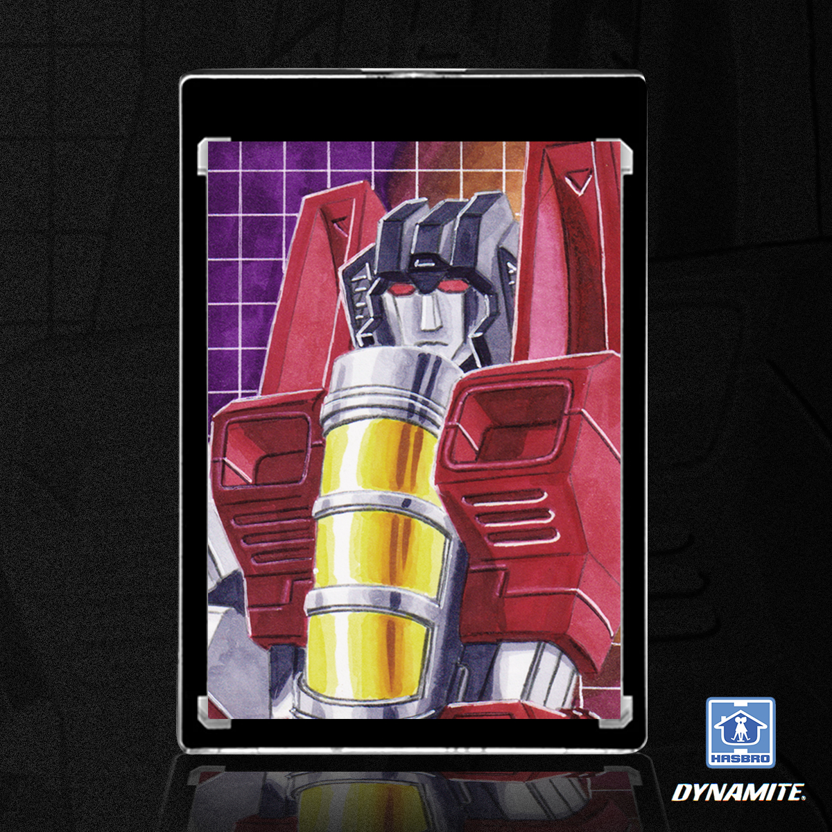 Starscream Decepticons Transformers Sketch Card by Duke