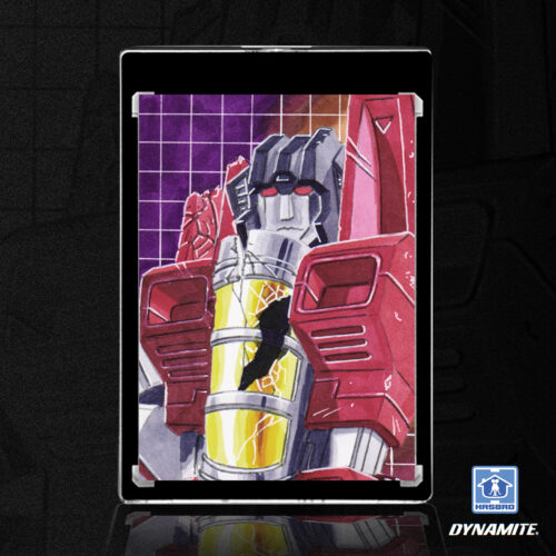 Starscream Decepticons Transformers Sketch Card by Duke