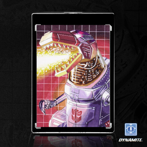 Grimlock Autobots Transformers Sketch Card by Duke