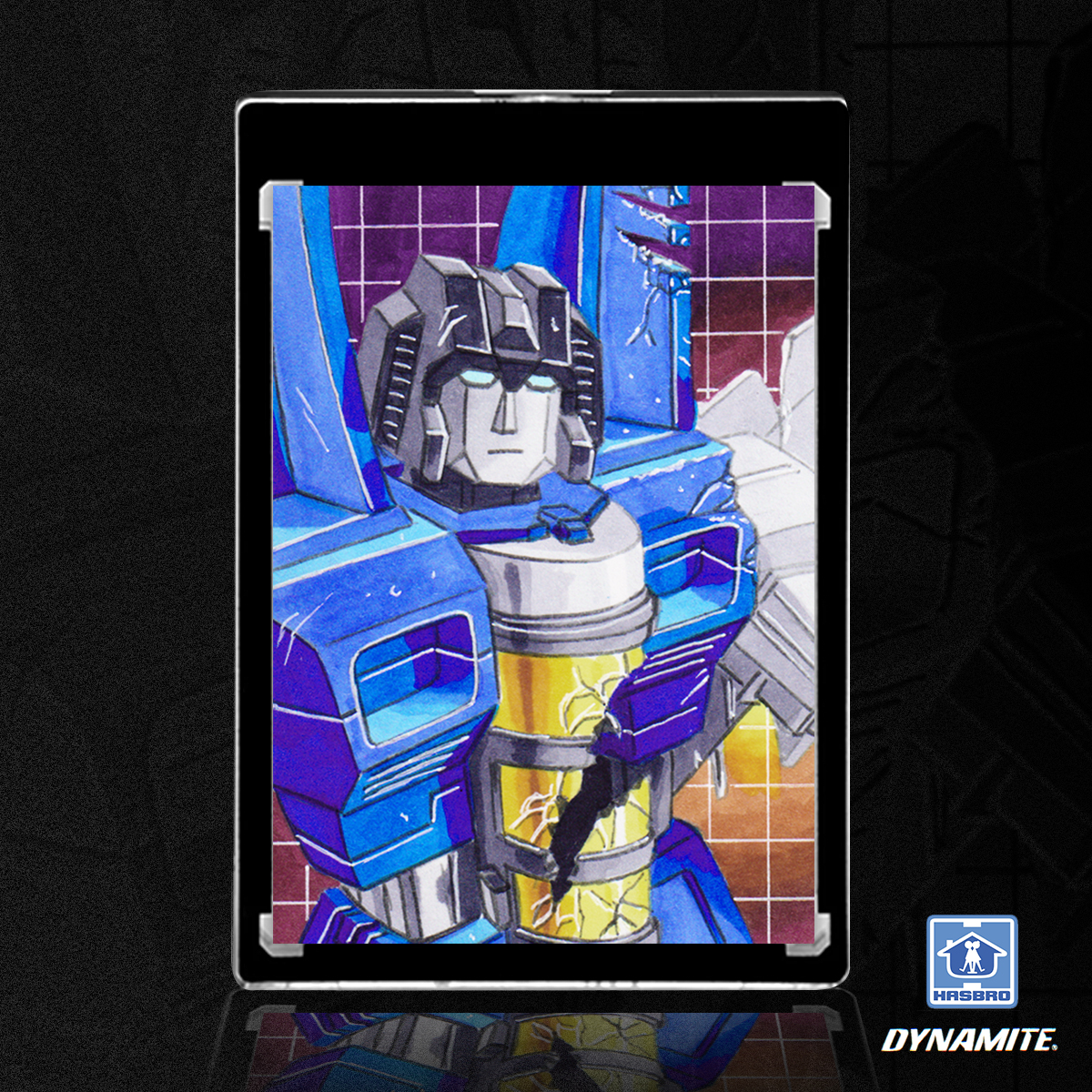 Thundercracker Decepticons Transformers Sketch Card by Duke