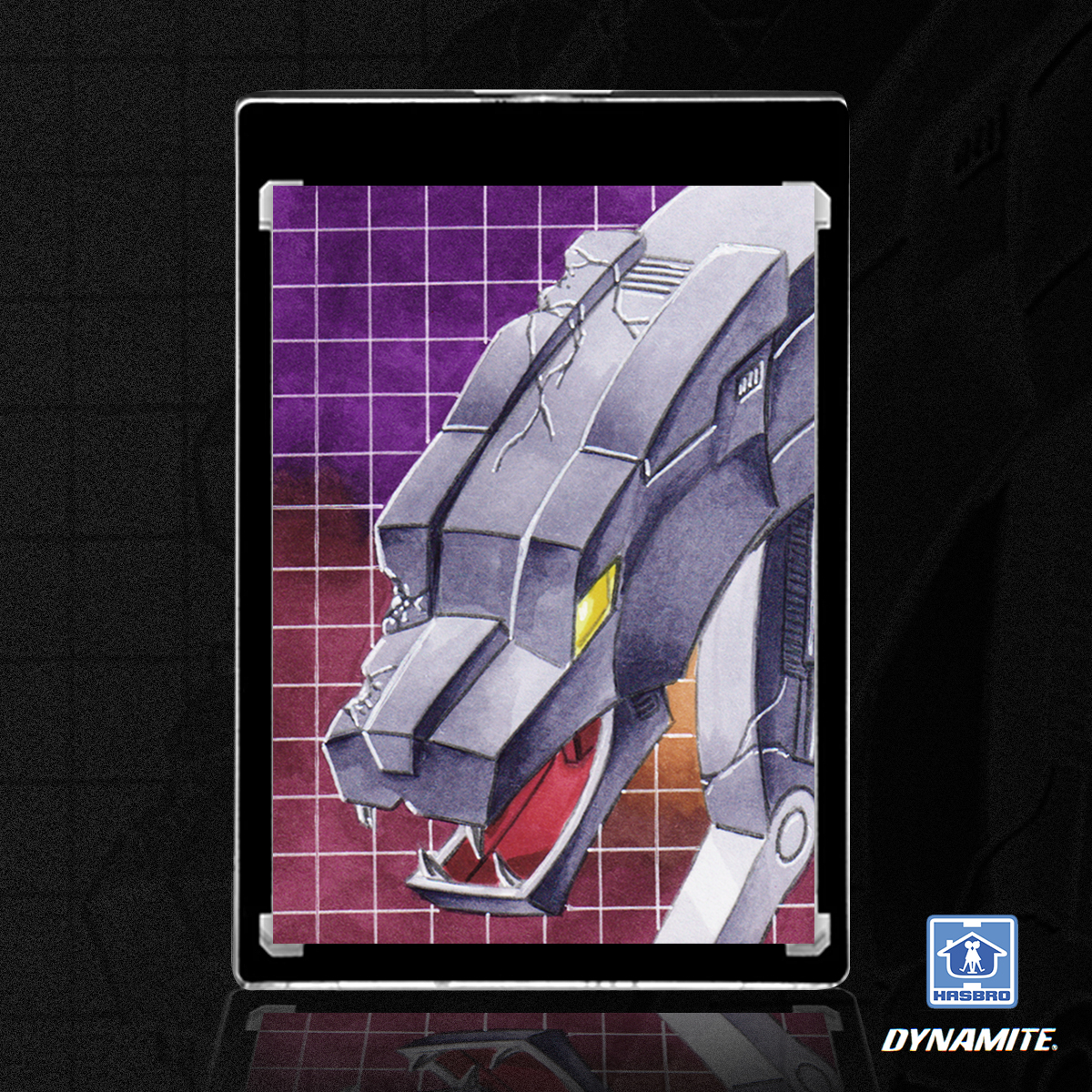 Ravage Decepticons Transformers Sketch Card by Duke