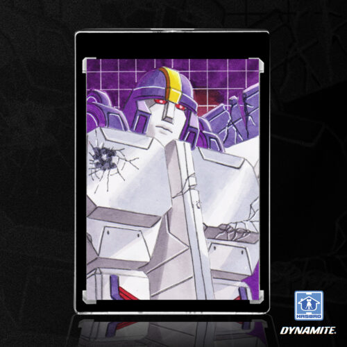 Astrotrain Decepticons Transformers Sketch Card by Duke