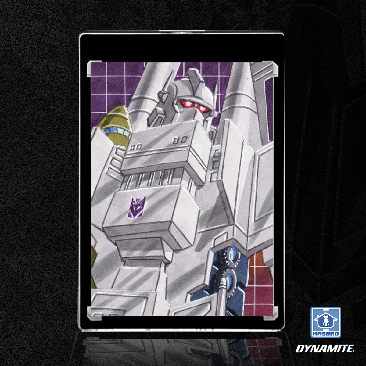 Bruticus Decepticon Transformers Sketch Card by Duke