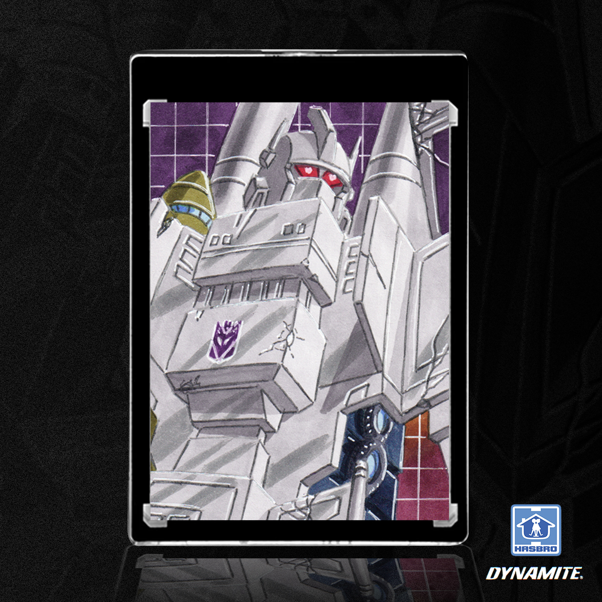 Bruticus Decepticon Transformers Sketch Card by Duke