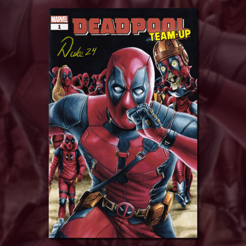 Deadpool Sketch Cover by Duke