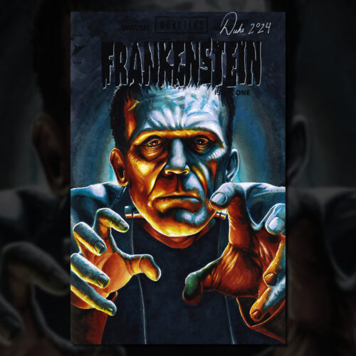 Frankenstein Sketch Cover by Duke