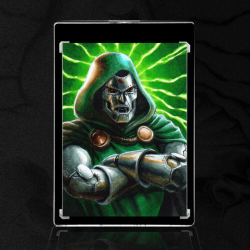 Doctor Doom Sketch Card by Duke