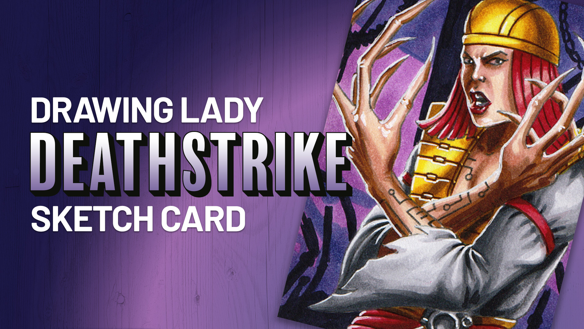 Lady Deathstrike Sketch Card by Duke