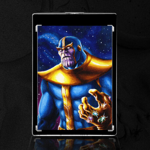 Thanos Sketch Card by Duke