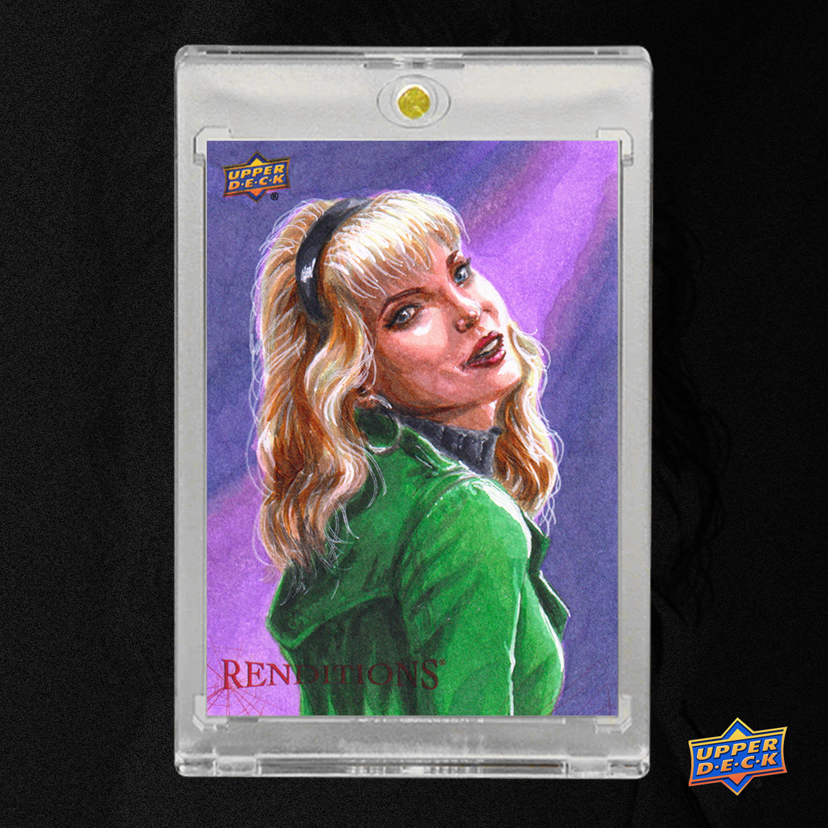 Gwen Stacy Sketch Card by Duke