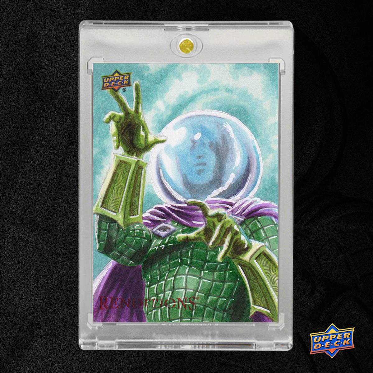 Mysterio Sketch Card by Duke