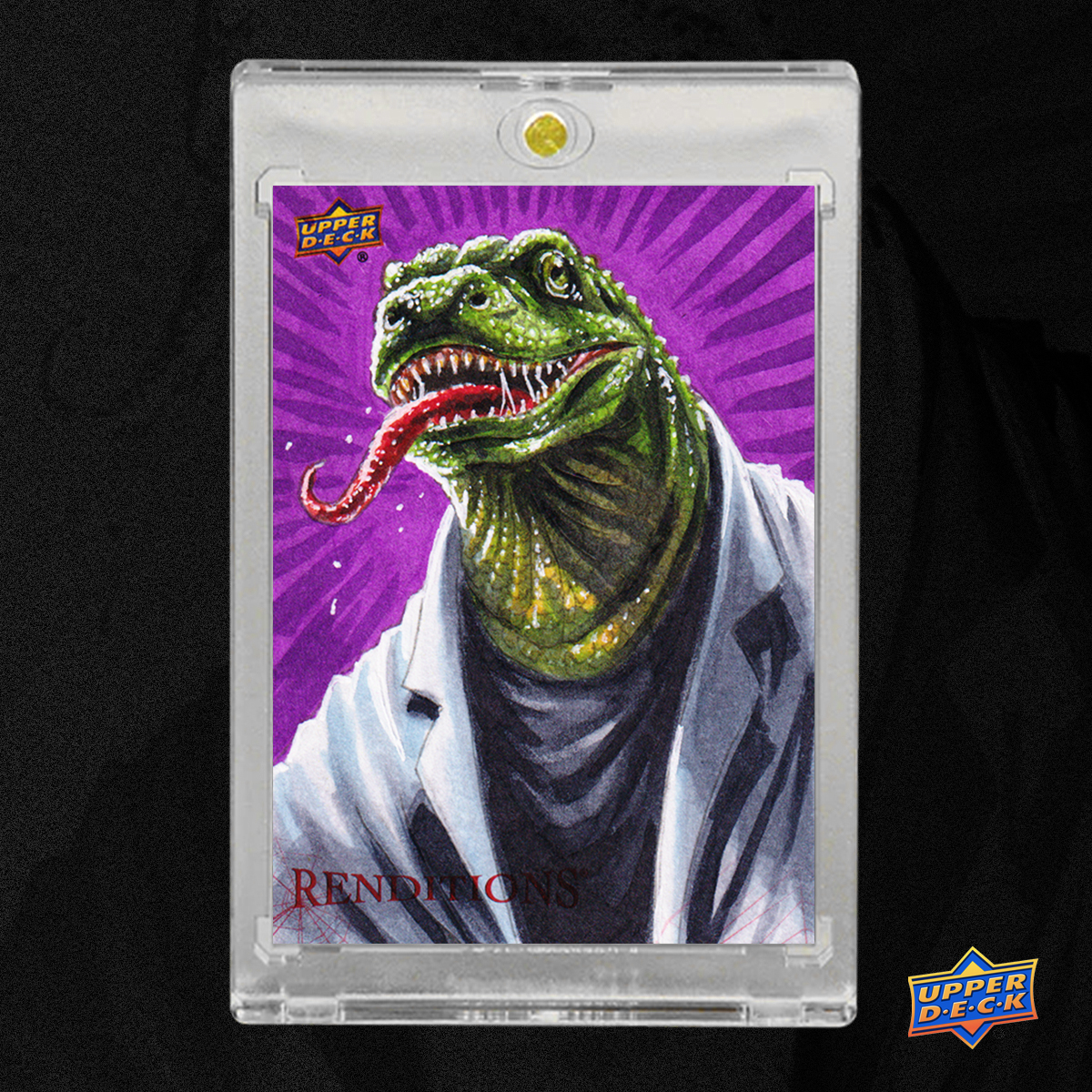 The Lizard Sketch Card by Duke