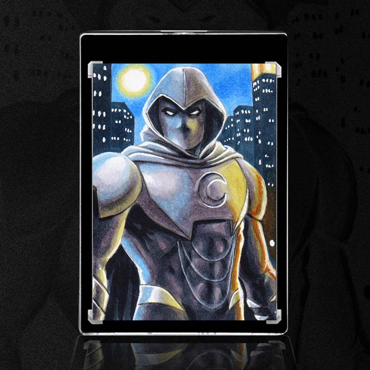 MoonKnight Sketch Card by Duke