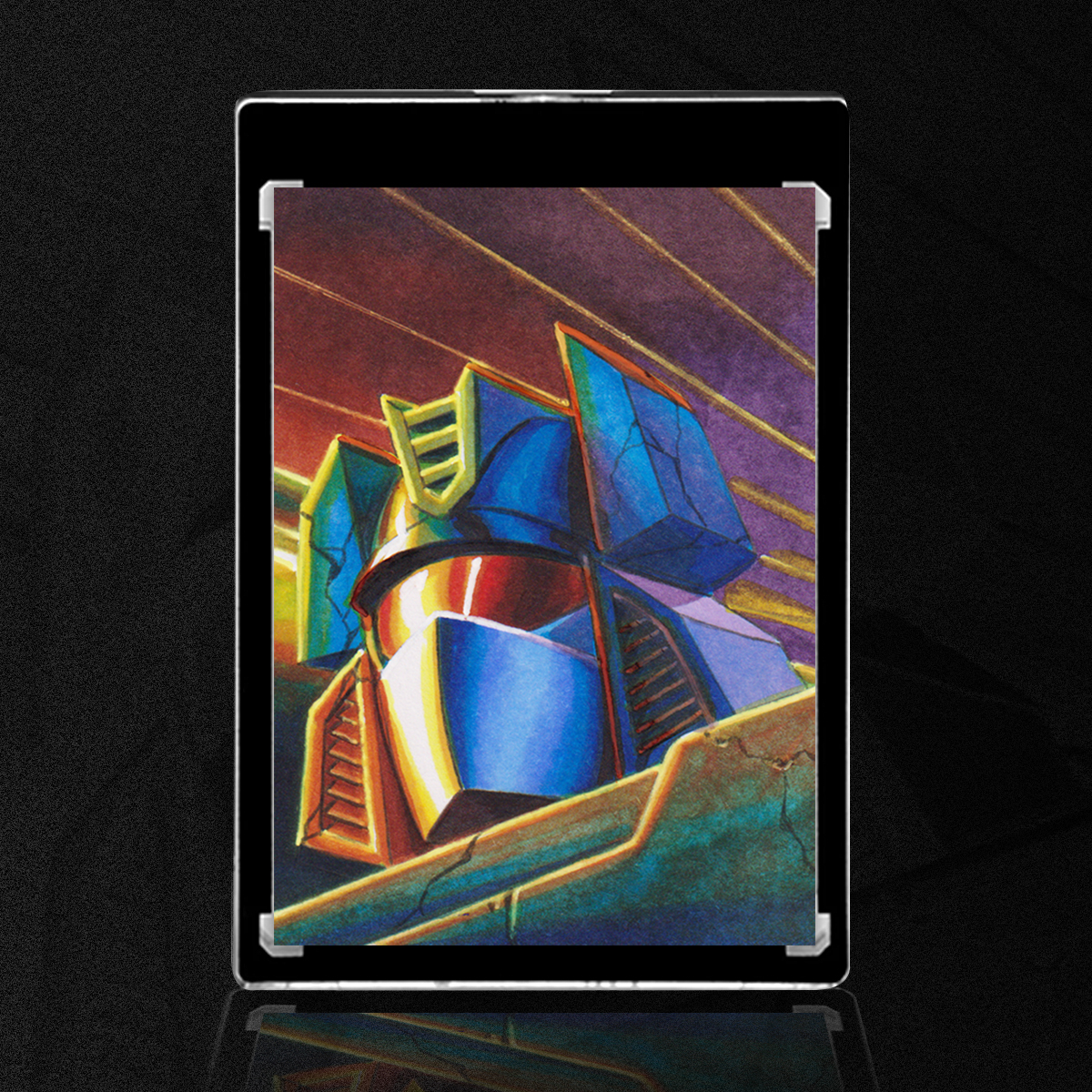 Soundwave Sketch Card by Duke